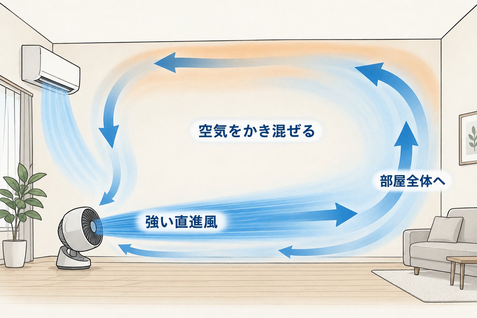 サーキュレーターの仕組み