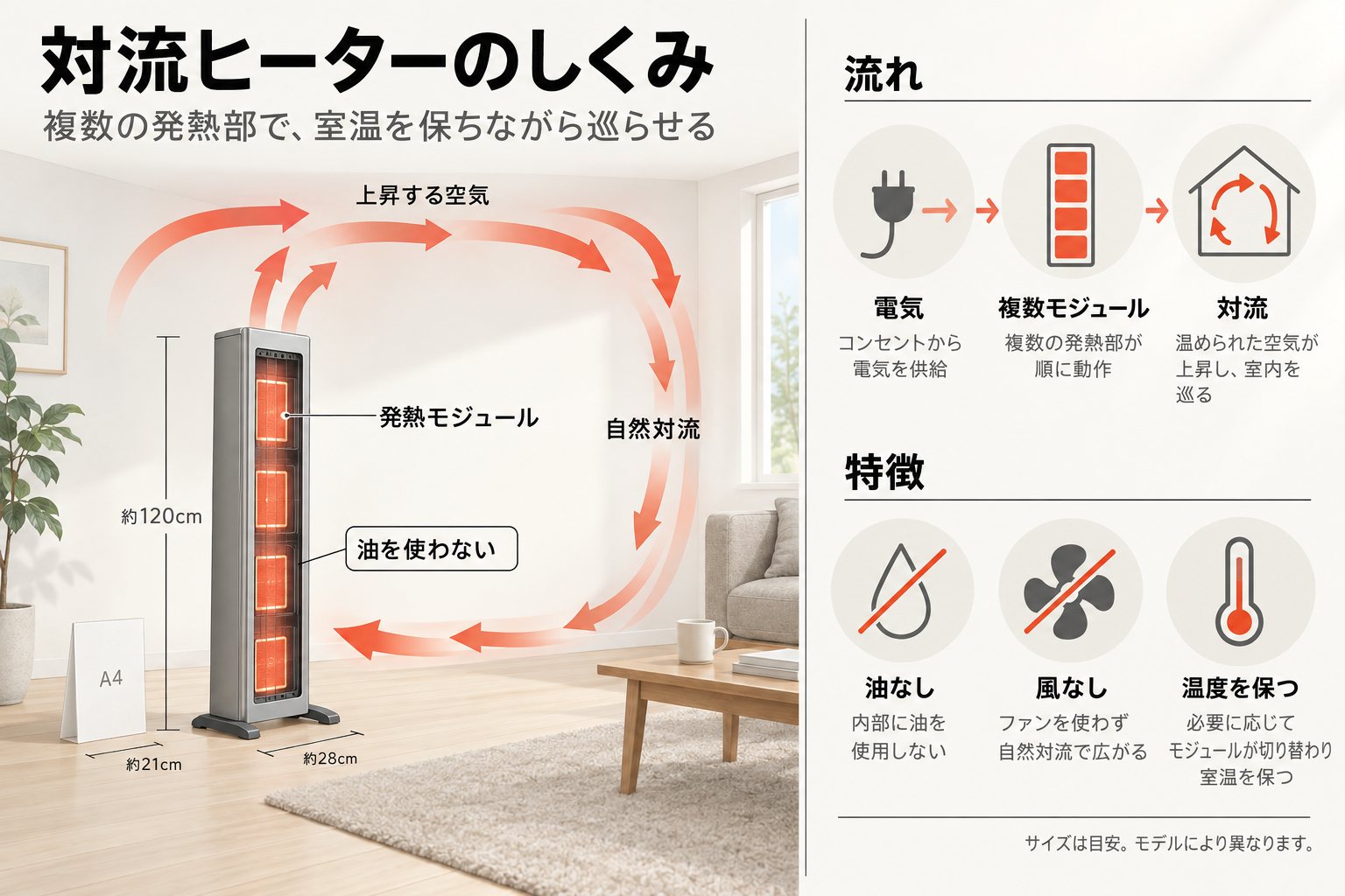 マルチダイナミックヒーターの仕組み